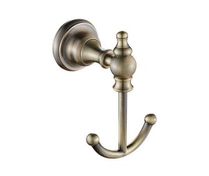 קולב זוגי למגבות אמבטיה מסדרת TOHAR בגוון ברונזה