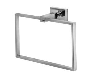 טבעת למגבת מסדרת CITY ניקל מבריק