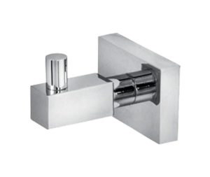 קולב בודד למגבת אמבטיה מסדרת CITY ניקל מבריק