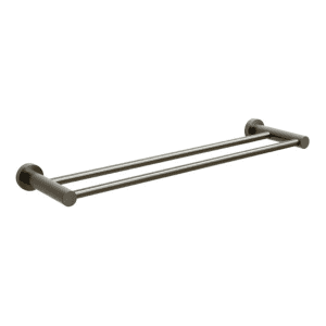 מוט כפול למגבת 45, 60, 80 ס״מ לאמבטיה LEO גרפיט