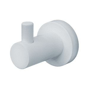 קולב בודד למגבת אמבטיה מסדרת LEO בגוון לבן