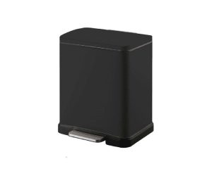 פח אשפה מלבני 20 ליטר שחור טריקה שקטה