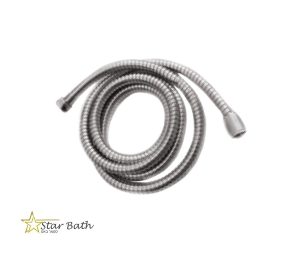 צינור שרשורי 1.50 מטר איכותי למקלחת ניקל מוברש