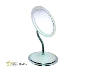 מראה שולחנית מגדילה פי 5 מתהפכת אקרילית