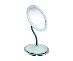 מראה שולחנית מגדילה פי 10 מתהפכת אקרילית