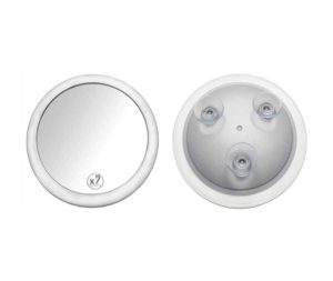 מראה עגולה לקיר מגדילה פי 7 אקרילית ואקום