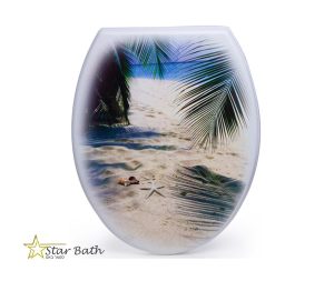 מושב אסלה מעוצב ציר נשלף דגם הוואי