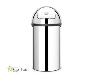 פח אשפה פוש בין 60 ליטר מבריק