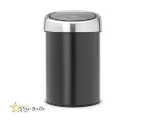 פח טאץ 3 ליטר שחור, כולל תליה