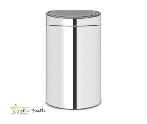 פח טאץ אובלי 40 ליטר מבריק