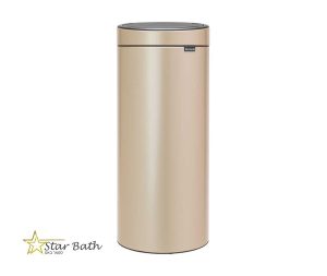 פח טאץ 30 ליטר בצבע שמפניה