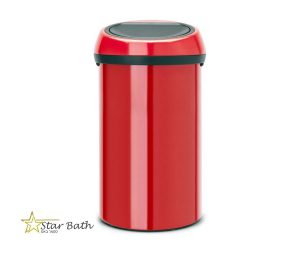 פח טאץ 60 ליטר אדום תשוקה