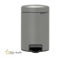 פח פדל 3 ליטר אפור בטון מינרלי