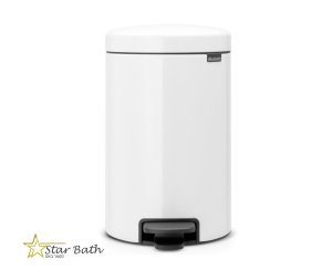 פח פדל 12 ליטר לבן