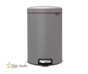 פח פדל 20 ליטר אפור בטון מינרלי