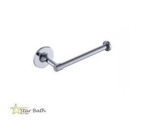 מחזיק נייר טואלט בהדבקה בגוון ניקל