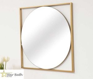 מראה עיגול במרובע 60 ס"מ -60*2.5*60