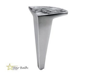 רגליים לריהוט גובה 15 ס״מ אלומיניום חלק