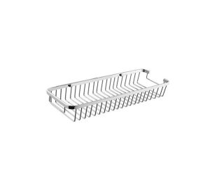 מדף רשת מלבנית למקלחת רויאל 36 ס״מ ניקל מבריק