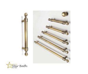 ידית לארון מטבח דגם 78-18 במידות ארוכות בגוון ברונזה