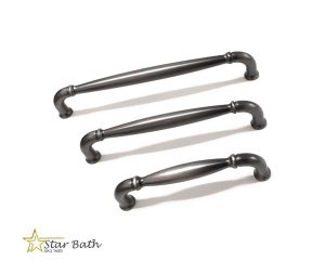 ידית לארון מטבח דגם 78-22 במגוון מידות פיוטר מושחר