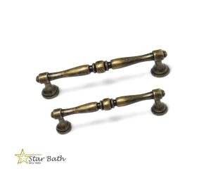 ידיות לארונות מטבח דגם 78-34 במידות פליז עתיק