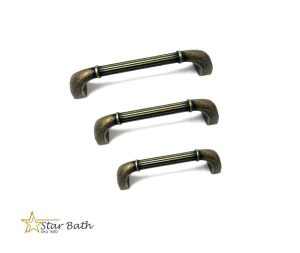 ידיות לארונות דגם 78-40 במידות פליז עתיק