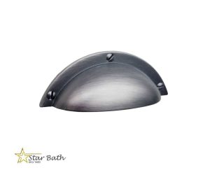 ידית קונכיה דגם 78-59 מושחר ברזל עתיק 64 מ״מ