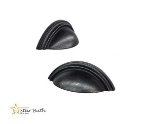 ידית קונכיה דגם 78-65 שחור עתיק 64 מ״מ