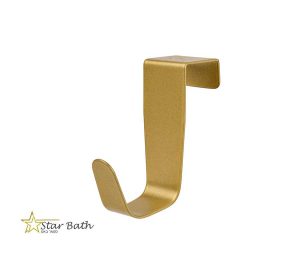 קולב ללא קדיחה מתאים רק לדלת עם מדרגה קיים בגוונים לבן | ברונזה | ניקל מוברש | שחור מט