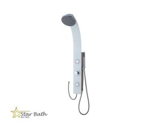 מוט רחצה דגם בוטיק בגוון לבן