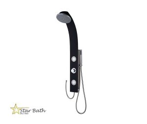 מוט רחצה דגם בוטיק בגוון שחור