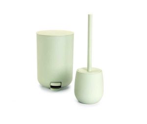 סט פח ומברשת אסלה לינדו פיסטוק