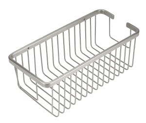 מדף רשת מלבנית למקלחת 30 ס"מ מוברש