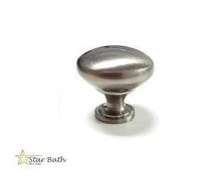 ידית כפתור לארון מטבח ניקל מוברש