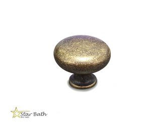 ידיות כפתור לארונות עגול פליז עתיק