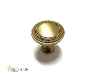 ידית כפתור לארון זהב מט