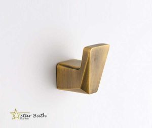 קולב בודד למגבת אמבטיה מסדרת STONE ברונזה