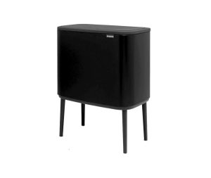 BO פח טאץ 36 ליטר, שחור מט