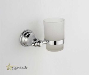 כוס למברשות שיניים לקיר מסדרת Lagona ניקל