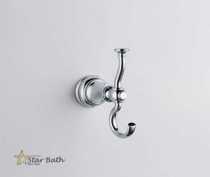 קולב בודד למגבת אמבטיה מסדרת Lagona ניקל