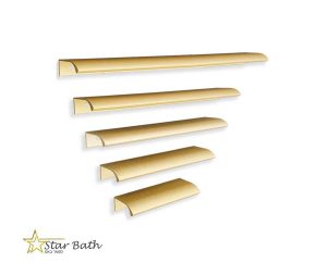 ידיות רוכבות במידות ארוכות דגם 78-79 זהב מוברש