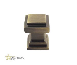 ידיות כפתור לארון מטבח ברונזה