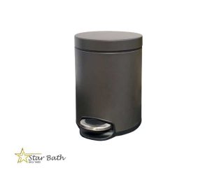 פח אשפה עגול 5 ליטר JAVA גרפיט טריקה שקטה