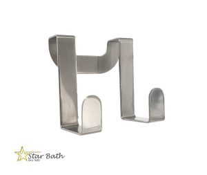 קולב כפול למגבת נירוסטה