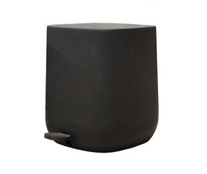 פח אשפה מרובע 5 ליטר שחור