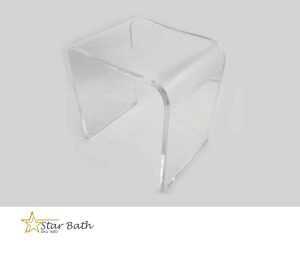 ספסל ABS מקומר שקוף