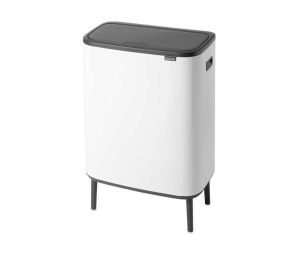 BO פח טאץ 60 ליטר, לבן