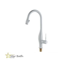 ברז למטבח דגם שגב בגוון לבן