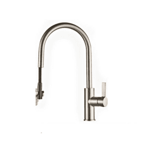 ברז למטבח יוקרתי נשלף דגם אליס בגוון מוברש